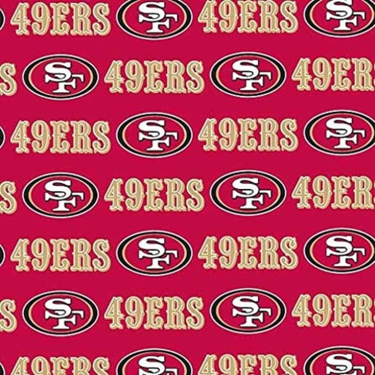Licensed NFL San Francisco 49ers Cotton 70404-D Fabric by the Yard